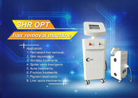 SHR ipl laser hair removal machine , WHITE laser tattoo removal machine