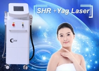 Advanced SHR + ND yag laser hair and tattoo removal machine with Touch Screen